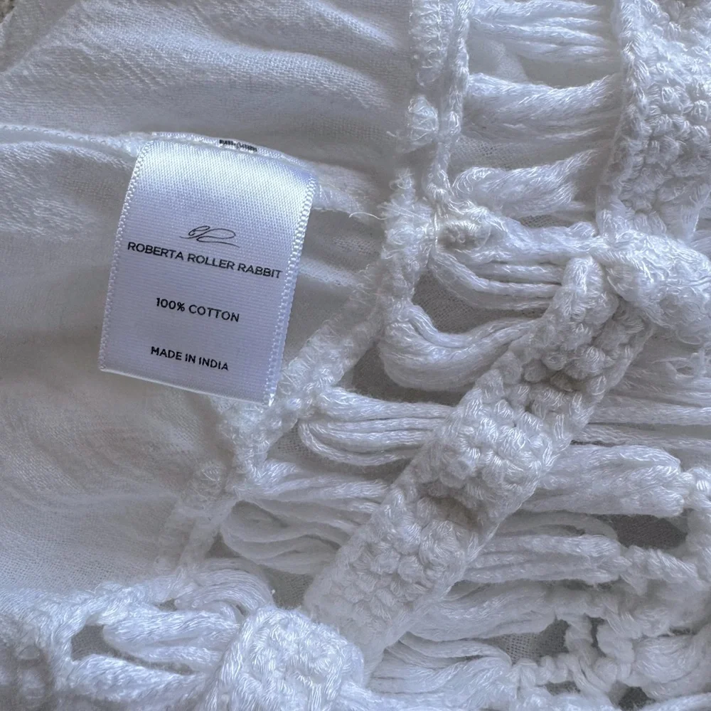 Roberta Roller Rabbit Summer Swim Cover Up Size Medium - Picture 6 of 8